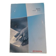 TOYOTA YARIS OWNERS MANUAL MK1