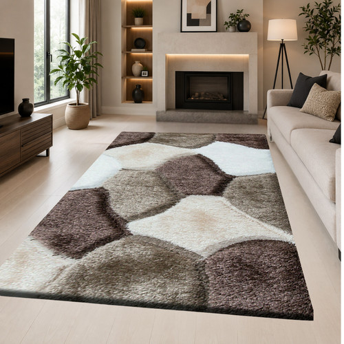 New modern large shaggy rugs - new,