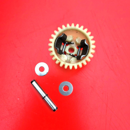 Governor gear with weights - with,