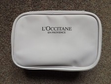 Occitane white makeup bag - white,