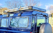 Land Rover ROOF RACK, silver , Rhino expedition aluminium high quality#P490