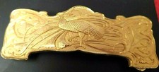 R LALIQUE BELT BUCKLE,CIRCA