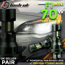 2x F1 MINI H7 LED HEADLIGHT