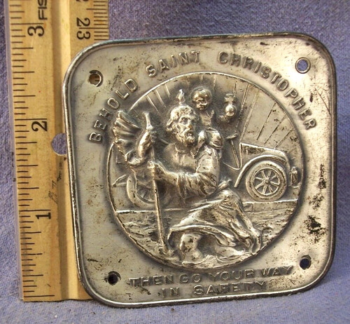 Antique auto dash plaque - dash, st