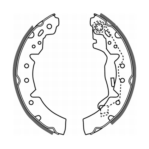 Abe c02063abe brake shoe - brake,