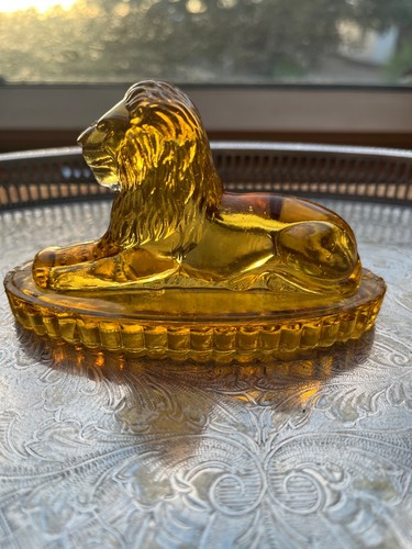 Pair victorian amber - victorian, glass
