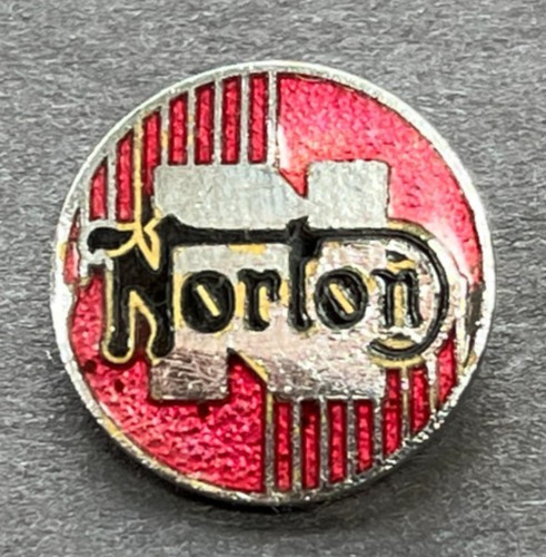 Motorcycle pin badge - pin, norton