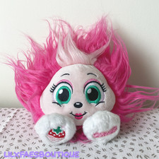 5" Berrie pink and white Shnooks soft toy plushie