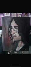 John Lennon Hand Painted In