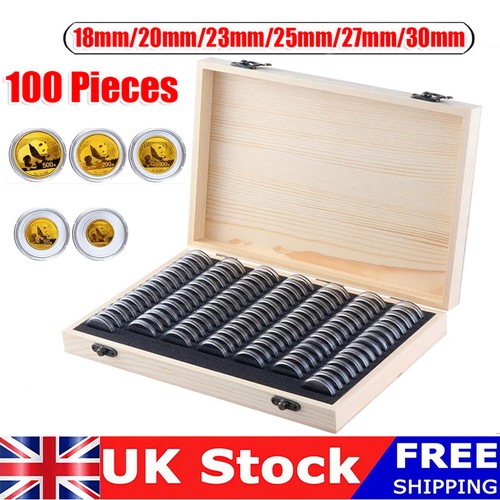 100pcs coins display storage - 100pcs,
