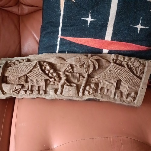 Hand carved wood wall - hand,