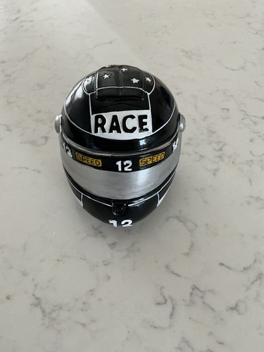 Crash helmet money box - helmet,