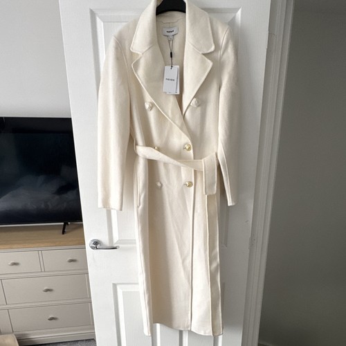Reiss wool long coat - size, 12