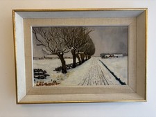 Vintage 1950 Swedish snow