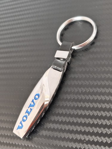 Volvo chrome keyring - chrome, high