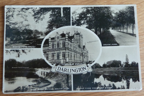 Darlington vintage postcard - vintage,