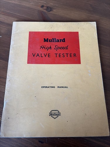 Mullard high speed - high, valve