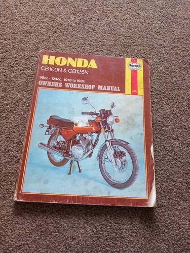 Honda cb100n cb125n - &, haynes