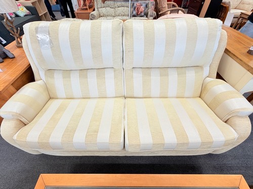 Cream striped high back - striped, 4
