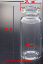 1200 PCS 10ml Clear Glass