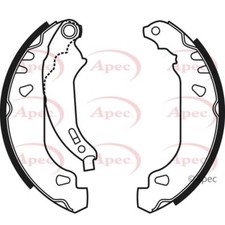 Apec Brake Shoes Rear High