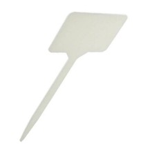 Plastic Plant Labels Garden Markers T-Type Gardening Name Tags Herbs Pots White