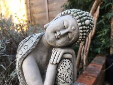 Resting Buddha Garden Ornaments - Hand Cast - Stone