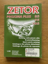 ZETOR PROXIMA PLUS PARTS BOOK