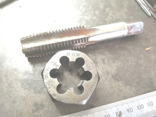 Bsw hss tap die - 3/4,