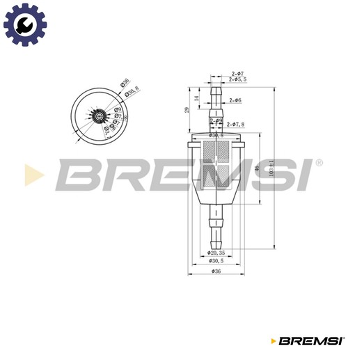 Fuel filter fe0034 - fuel, for