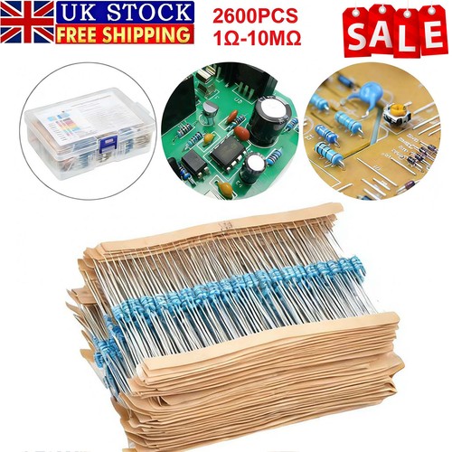 2600pcs resistors assortment - 2600pcs,