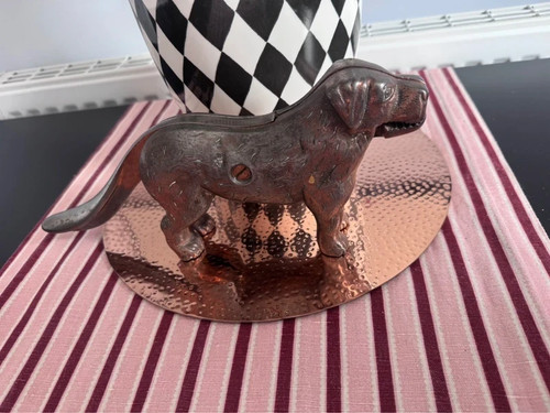 Antique vintage dog nutcracker - vintage,