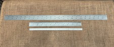 Starrett No.C604R 24" Starrett 12" Satin Chrome Rules + C305R 12" Flexible Rule