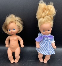2 Vintage 1970s Mattel Dolls 12 Cms Tall