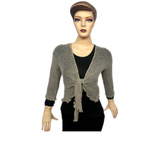 New Womens Tie Up Open Front