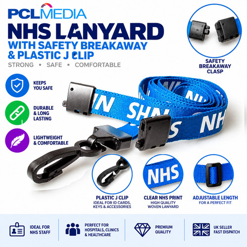 Nhs lanyard blue - nhs,
