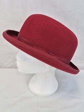 Vintage Red Christys Bowler