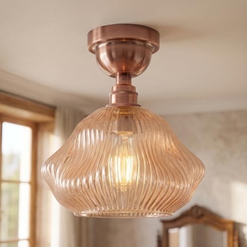 Vintage semi flush - vintage, ceiling