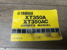 1990 Yamaha XT 350 Owners
