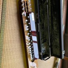 Koto Instrument Brown with Case & Strings Used Musical Toy BBA