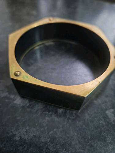Vintage brass and lucite - brass,