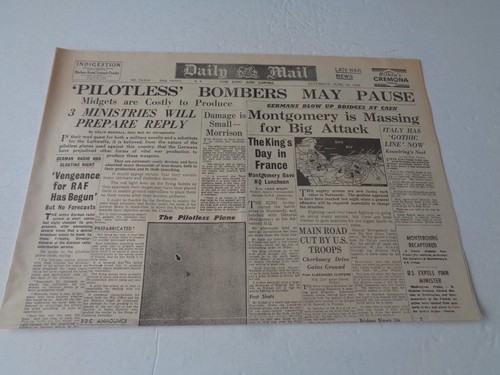 Ww2 wartime newspaper daily - ww2,