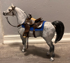  traditional breyer size western saddle set model horse, peter stone,tack  