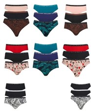 Womens 3 Pack Underwear Thongs