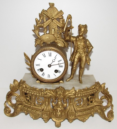 Antique french windmill motif - antique,