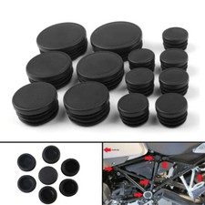 13x ABS Frame Hole Caps Cover Plugs Decor Set For BMW R1200GS/LC/ADV 2013-2016 #
