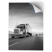 1 x Vinyl Sticker A3 - BW -