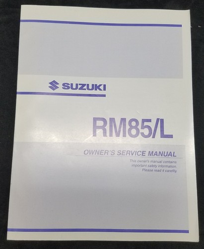 2006 suzuki rm85 owners - suzuki,