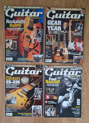 Guitar and bass magazines - 4,
