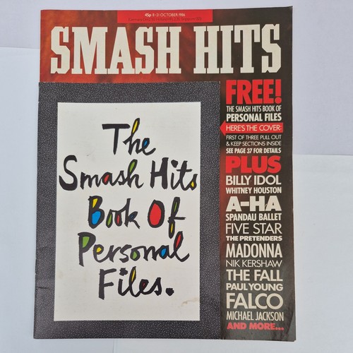 Smash hits magazine - , ,october
